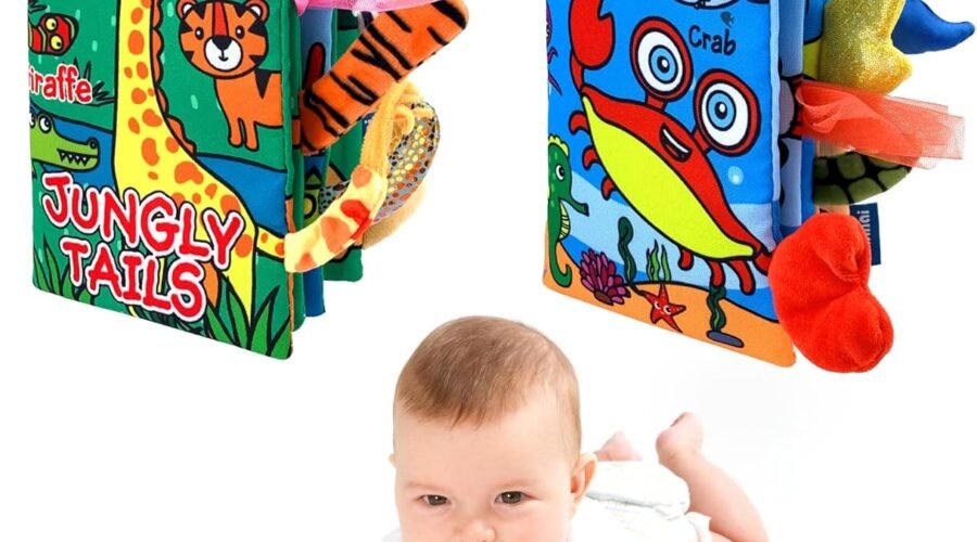 Tiny Tales of Tummy Time: A Review of Baby Cloth Crinkle Books