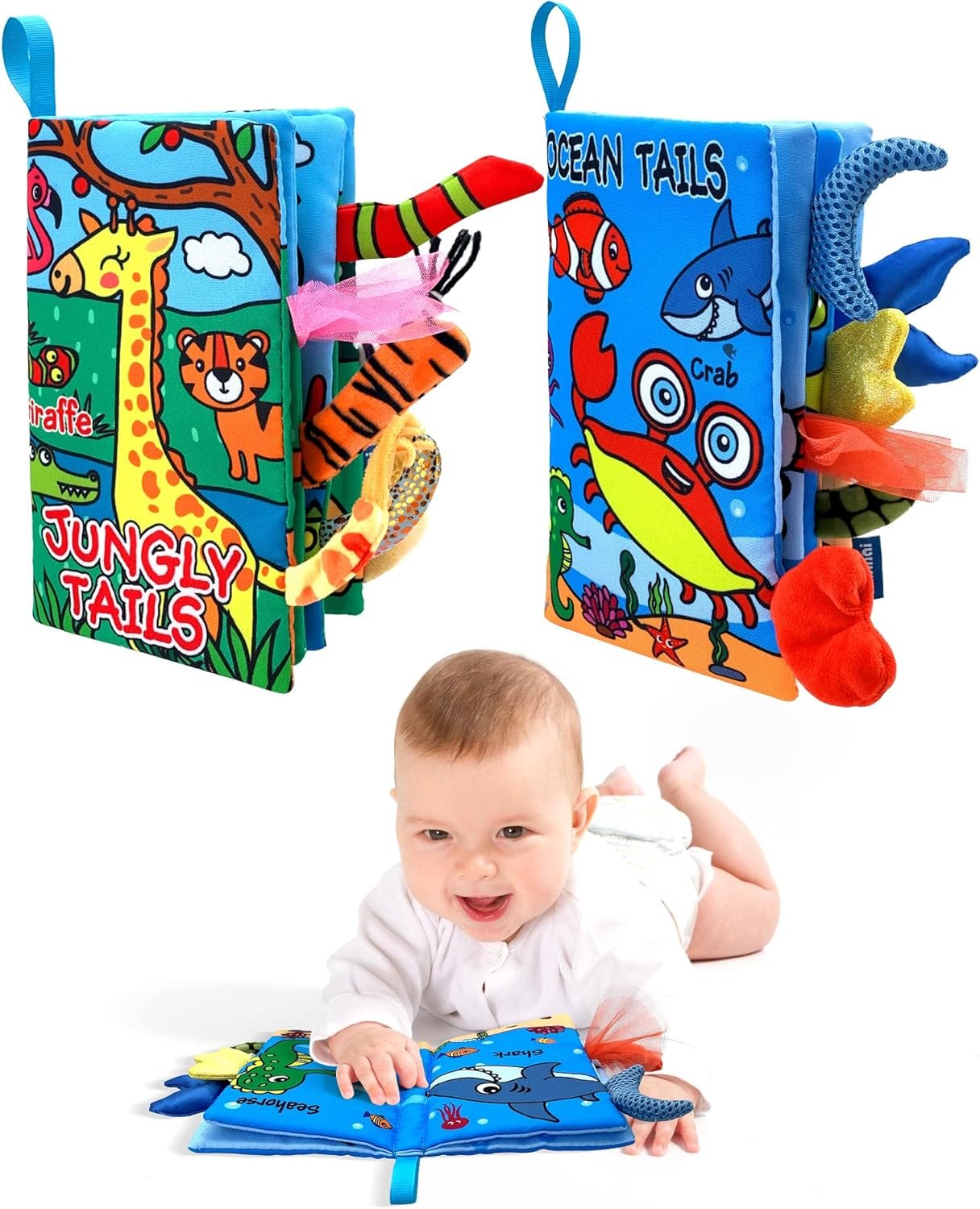 You are currently viewing Tiny Tales of Tummy Time: A Review of Baby Cloth Crinkle Books