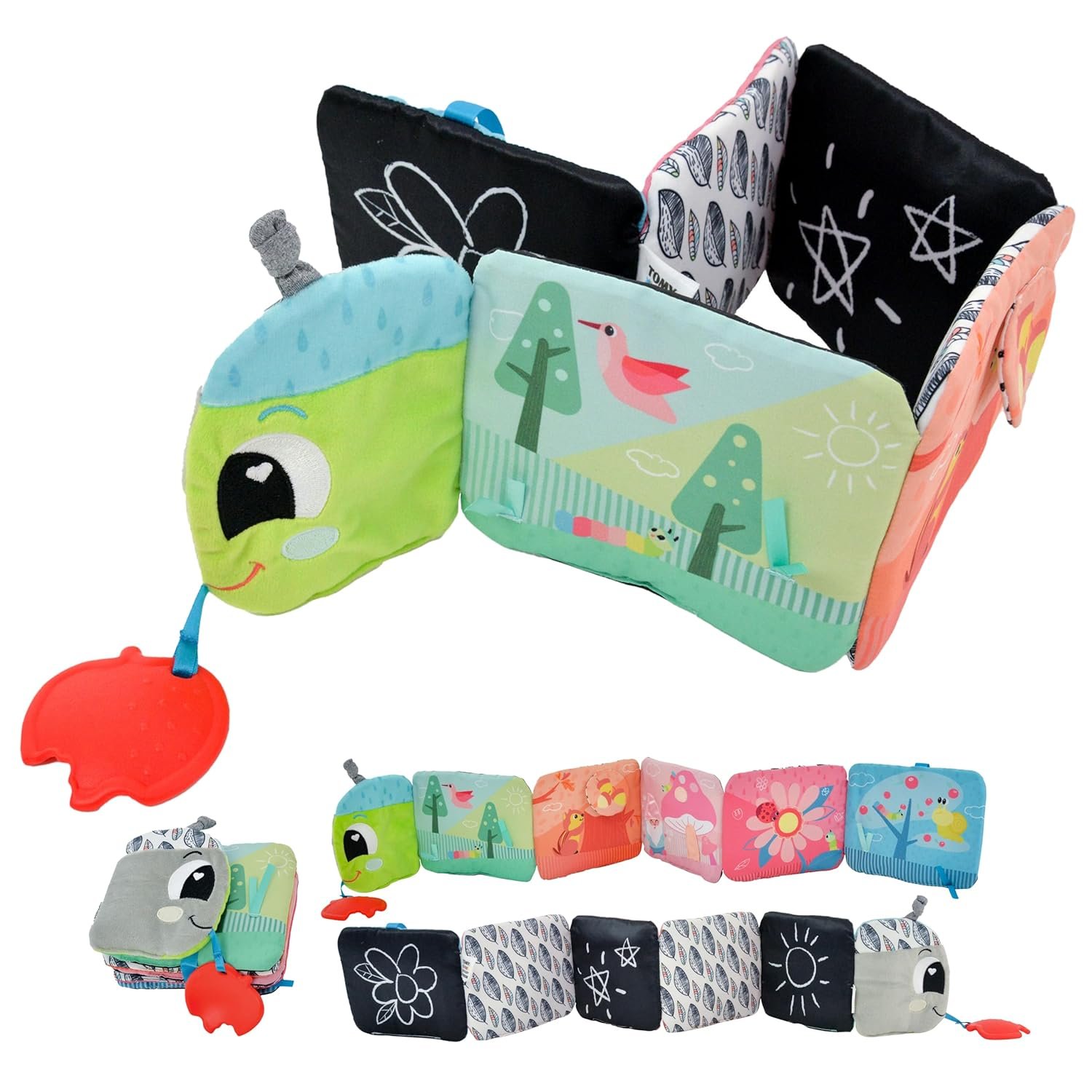 You are currently viewing A Colorful Cuddle: Exploring the Joys of Lamaze’s Caterpillar Sensory Book