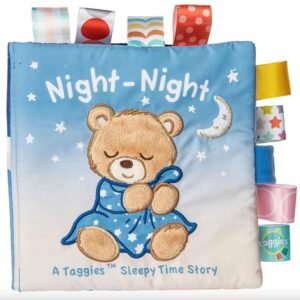 Read more about the article A Snuggly Adventure Under the Stars: Review of the Taggies Starry Night Teddy Soft Book