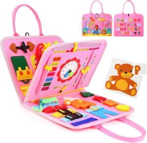 Read more about the article Adventures in Play: Exploring the Hooku Busy Board for Little Learners