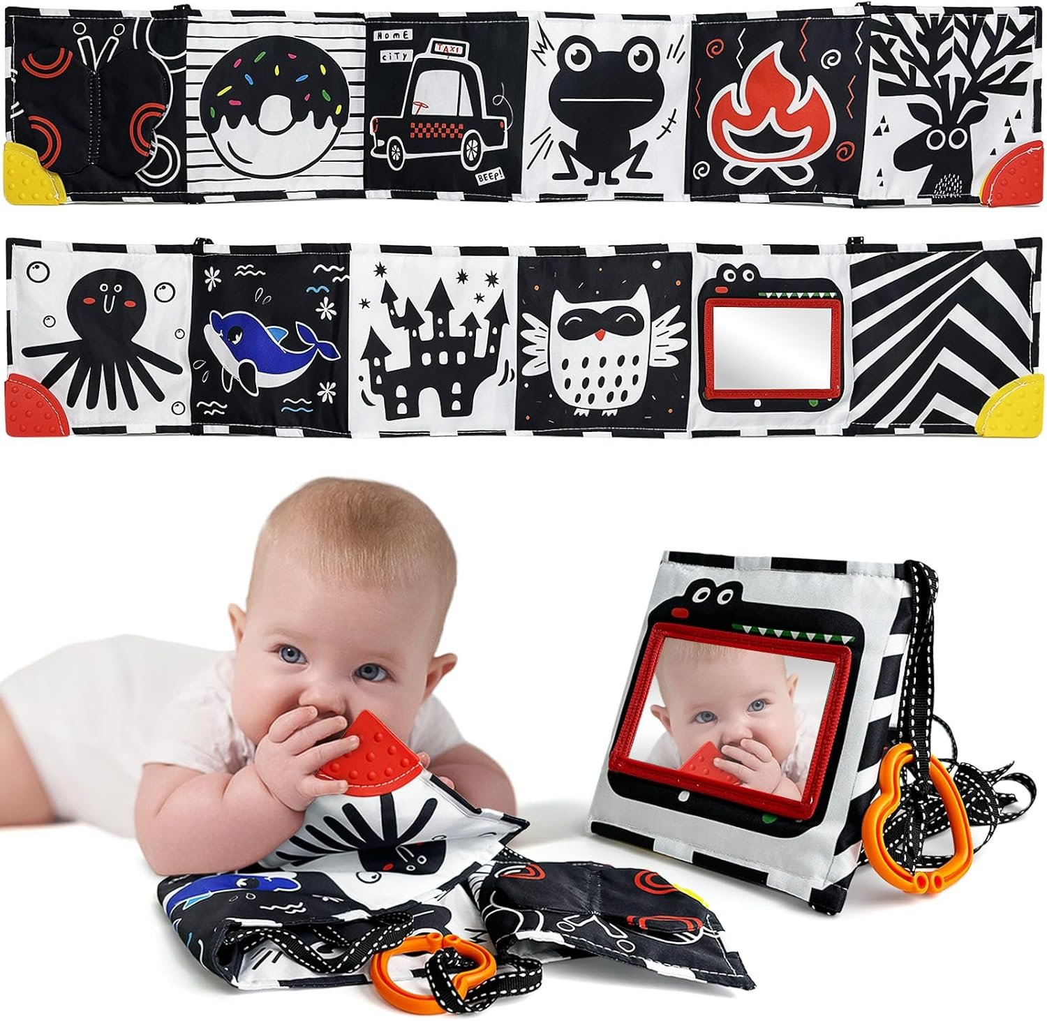 You are currently viewing Dazzling Duos: A Sweet Review of KUANGO Black and White Baby Toys