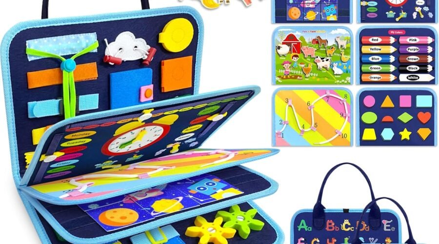 Exploring Fun: A Review of Gojmzo's Engaging Busy Board for Toddlers