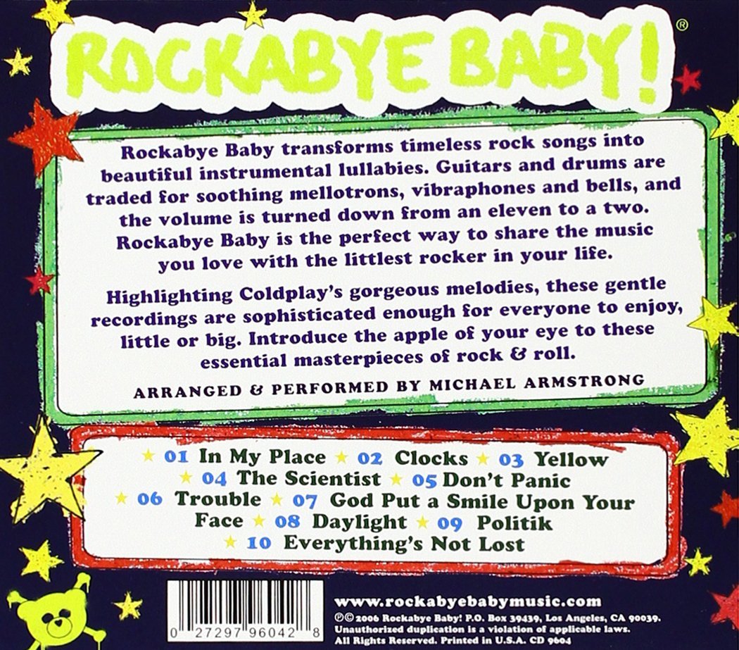 Read more about the article Lullabies for Dreamers: A Cozy Review of Rockabye Baby! Coldplay Renditions