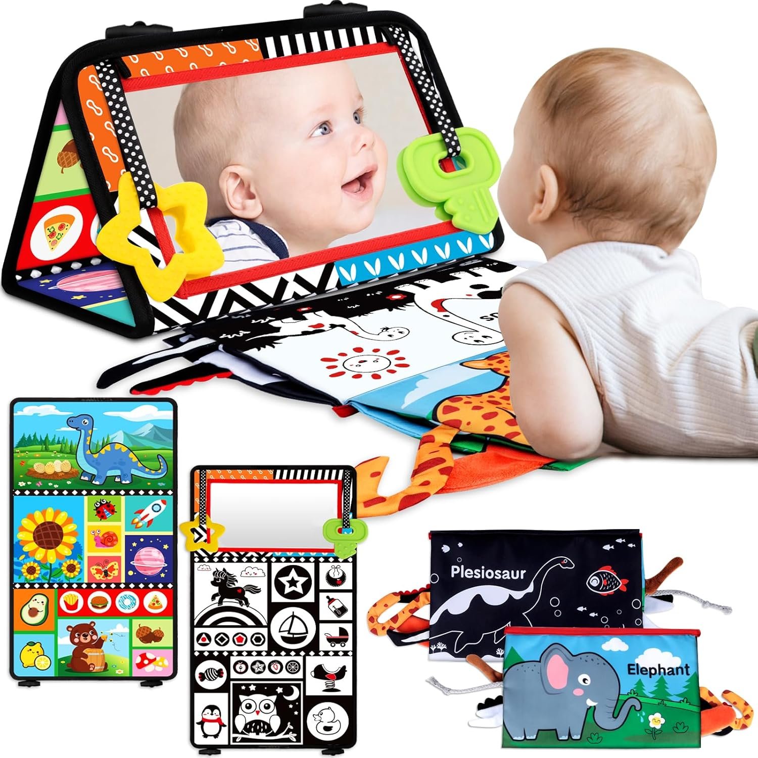 Read more about the article Reflecting on Fun: A Review of Tummy Time Baby Mirror Toys