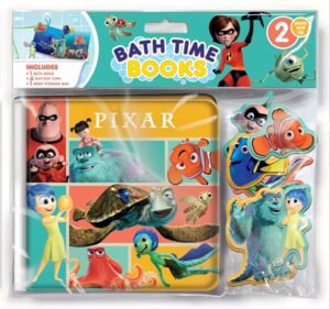Read more about the article Splashy Adventures: A Review of Disney Pixar Bath Time Books