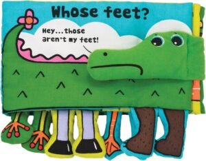 Read more about the article Tiny Toes and Tactile Tales: A Review of Melissa & Doug’s Whose Feet? Baby Book