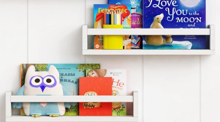 Whimsical Wall Wonders: A Review of Forbena's Floating Nursery Bookshelves