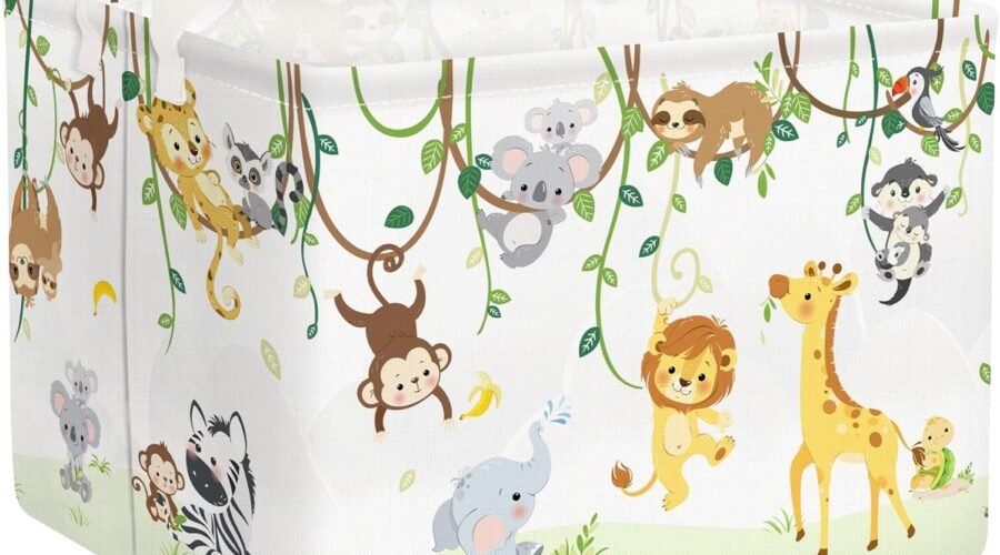 Whimsical Wonders: A Review of the Clastyle Woodland Animal Storage Basket for Little Ones